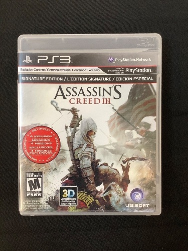 PS3 Assassin's Creed III Game - Lot 510