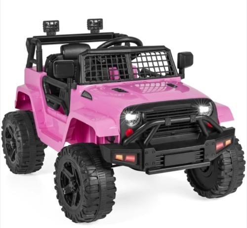 12V Kids Ride-On Truck Car w/ Parent Remote Control, Spring Suspension - Lot 138