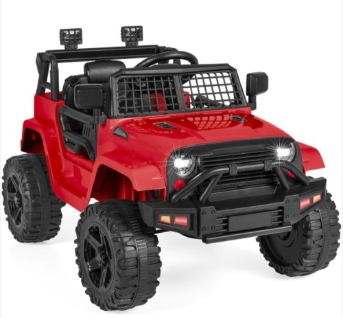 12V Kids Ride-On Truck Car w/ Parent Remote Control, Spring Suspension - Lot 172