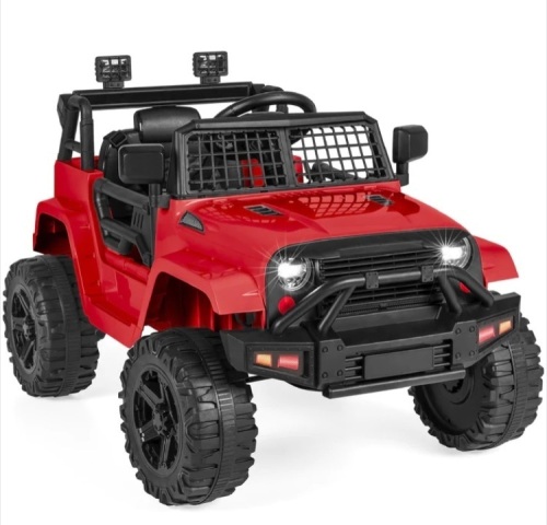 12V Kids Ride-On Truck Car w/ Parent Remote Control, Spring Suspension - Lot 316