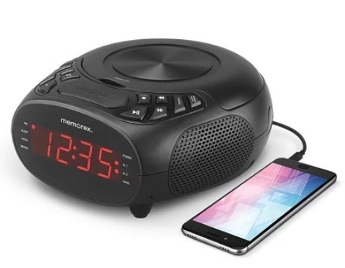 Memorex CD Clock Radio - Lot 700