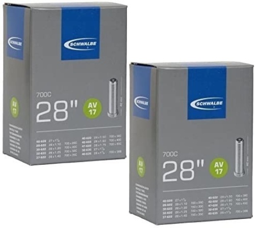 Lot of (2) Schwalbe AV17 Inner Tubes 700C 28" - Lot 346