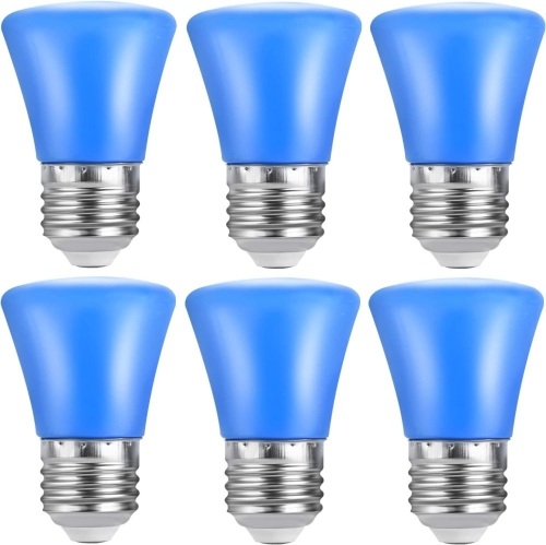 Set of (6) 2W LED Blue Light Bulbs - Lot 572