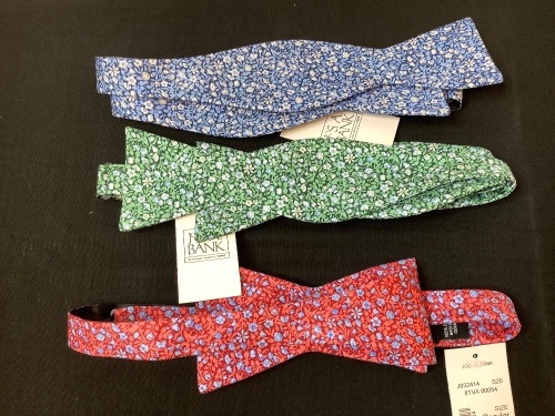 Lot of (3) Jos. A. Bank Bow Ties - Lot 502