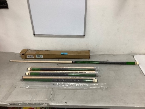 Set of 4 18oz Wooden Pool - Lot 534