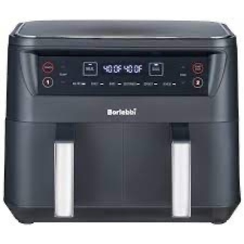 Borlebbi KS-A03 Double Chamber Air Fryer Black - Lot 578