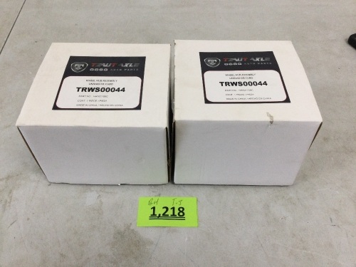 Set of 2 Tzaut Axle Wheel Hub for Unknown Vehicle - Lot 1218