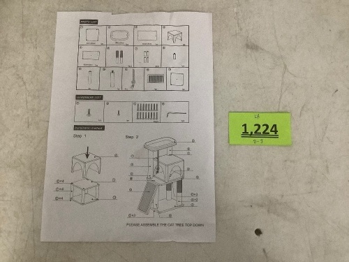 Cat Tree - Lot 1224