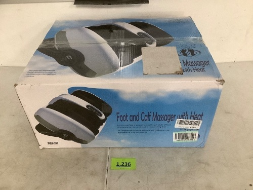 Cloud Massage Foor/Calf Massager With Heat - Lot 1236