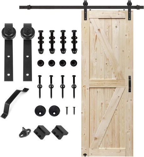 S&Z TOPHAND 32 in. x 84 in Slidng Barn Door - Lot 1268