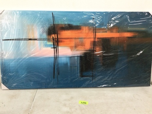 29.5x59in Wall Painting - Lot 1296
