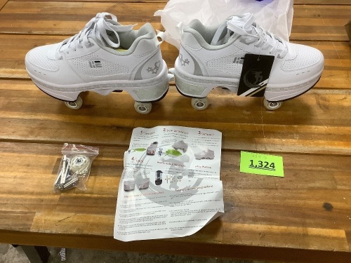 Kick Speed Pop-up Roller Skate Shoes - Lot 1324