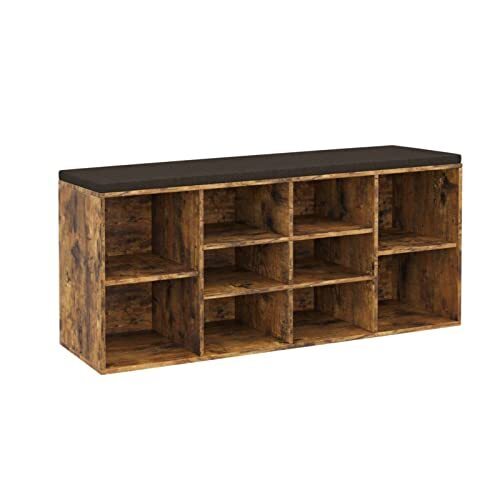 Irontar Cubby Storage Bench with Adjustable Shelf - Lot 1322