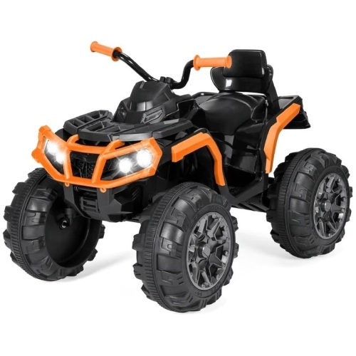 12V Kids Ride-On 4-Wheeler Quad ATV Car w/ 3.7mph Max, Bluetooth, Headlights - Lot 1387