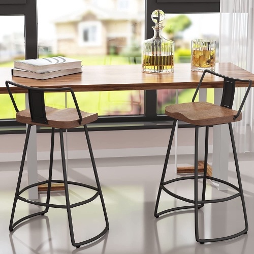 Andeworld 24" Swivel Bar Stool Set of 2 - Lot 5