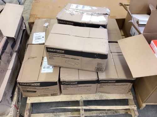 Pallet of Coastwide Multi-fold Paper Towels - Lot 67