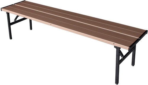 Multifunctional Portable Indoor Outdoor Public Backless Folding Bench, Damaged - Lot 204