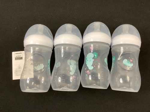 Set of 4 Philips Avent Baby Bottles - Lot 208