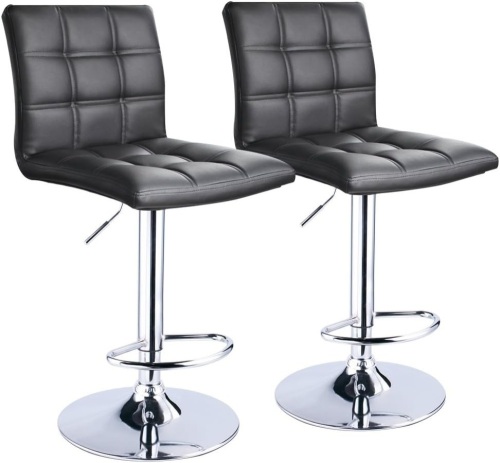 Set of 2 Adjustable Bar Stools - Lot 43