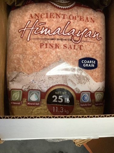 25lb Bag Himalayan Pink Salt - Lot 341