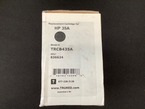 Staples Remanufactured Black Toner Cartridge Replacement for HP 35A - Lot 257