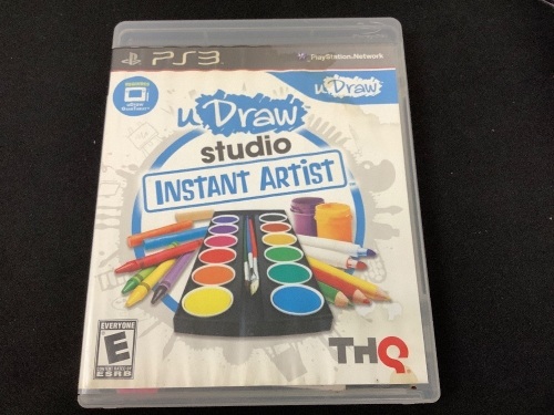 uDraw Studio Instant Artist PS3 Game - Lot 397