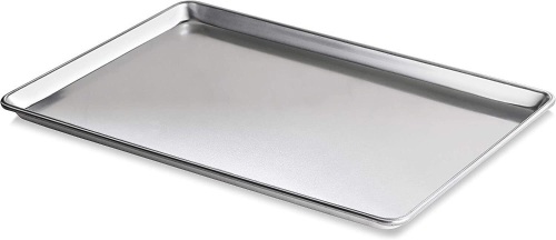 New Star Foodservice 36923 Commercial-Grade 18-Gauge Aluminum Sheet Pan, 18x26 - Lot 370