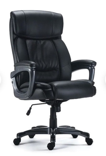 Staples Lockland Ergonomic Leather Managers Big & Tall Chair - Lot 52