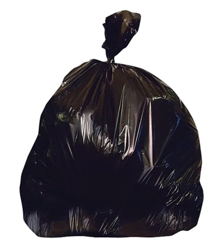 96 Gallon Trash Bags, 35x22x75, Low Density, 2 Mil, Black, 50 Bags/Roll - Lot 536