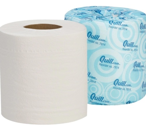 Quill Bath Tissue, 2 Ply, 96 Rolls - Lot 99