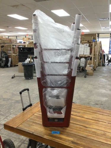 Set of 4 Red Barstools - Lot 1551