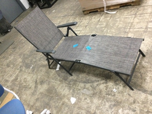 Gray Folding Outdoor Patio Chair - Lot 1755