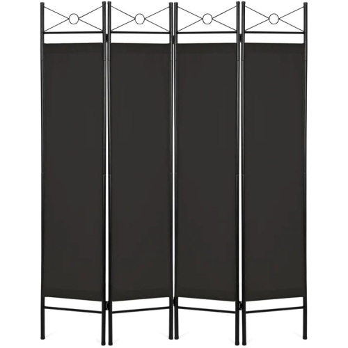 4-Panel Folding Privacy Screen Room Divider Decoration Accent, 6ft - Lot 1850