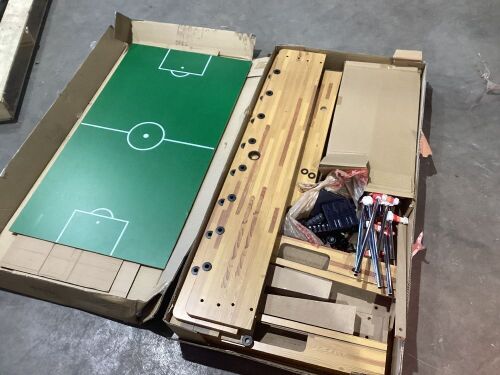 Foosball Game Table, Arcade Table Soccer w/ 2 Cup Holders, 2 Balls - 48in  - Lot 556