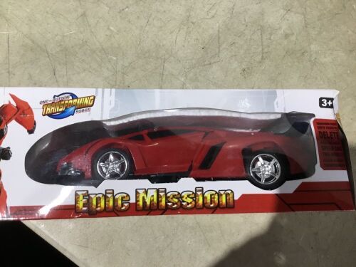 1/18 Scale RC Remote Control Transforming Robot Car Toy - Lot 314