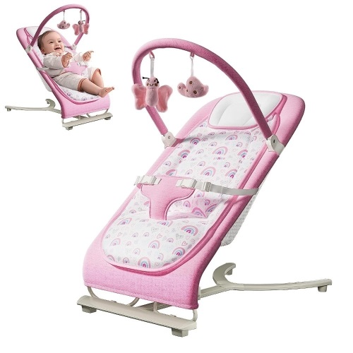 Infant Bouncer with Removable Toy Bar, 0-6 Months - Lot 208