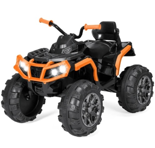 12V Kids Ride-On 4-Wheeler Quad ATV Car w/ 3.7mph Max, Bluetooth, Headlights - Lot 235