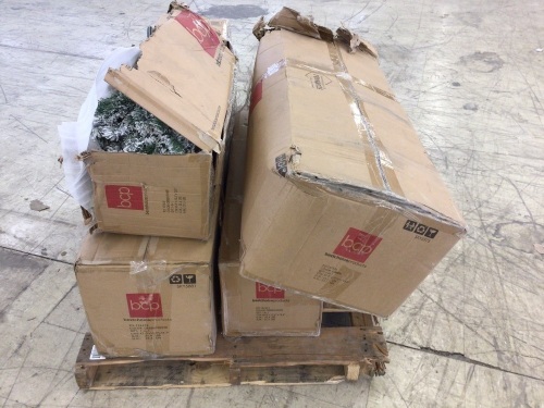 Pallet of Best Choice Products Assorted Christmas Trees - Lot 239