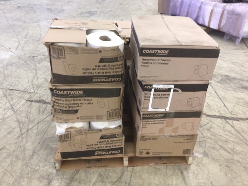Uninspected Pallet of Assorted Bathroom Paper Products - Lot 249