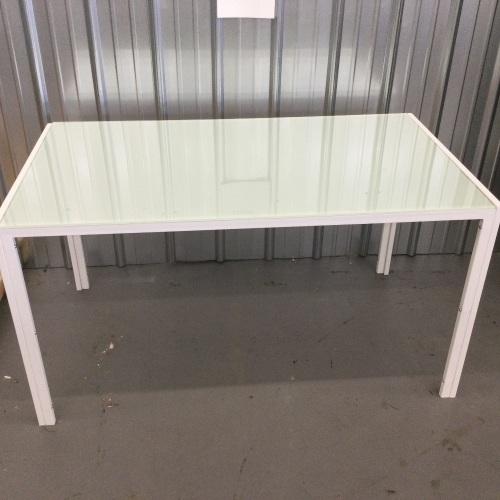 Glass Top Table Only - Lot 285