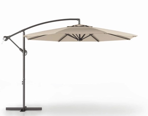 Bluu 10 ft Offset Hanging Umbrella - Lot 303