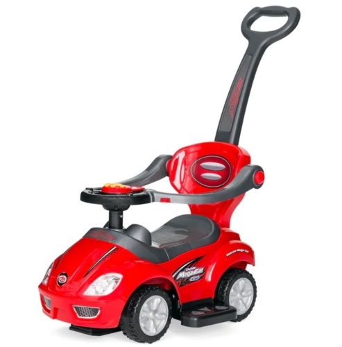 3-in-1 Kids Push Car w/ Handle and Horn - Lot 331