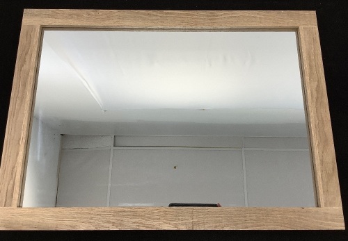 Wood Frame Mirror, 28x20 - Lot 372G