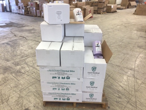 Pallet of Assorted Dental/ Surgical Bibs - Lot 485