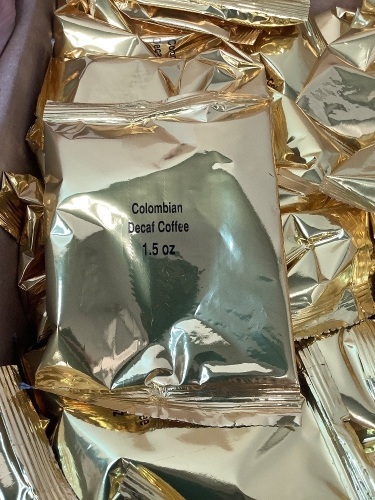 S&D Coffee Colombian Decaf 1.5 Ounce, Case Of 42 w/ Filters - Lot 521
