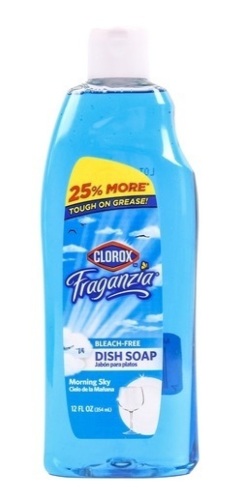 Case of 18 Clorox Fraganzia Liquid Dish Soap, Morning Sky 12 Fl Oz - Lot 378