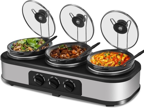Triple Slow Cooker 1.5 QT ea - Lot 48