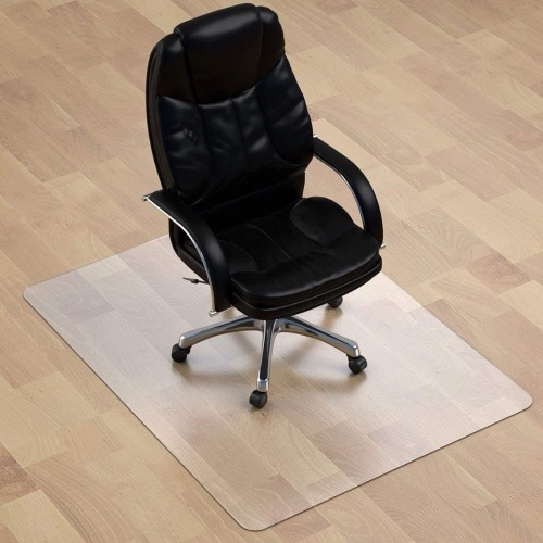 Chair Mat for Hardwood Floor - 1/8" Thick 47" X 59" Crystal Clear, Can't be Used on Carpet Floor - Lot 104