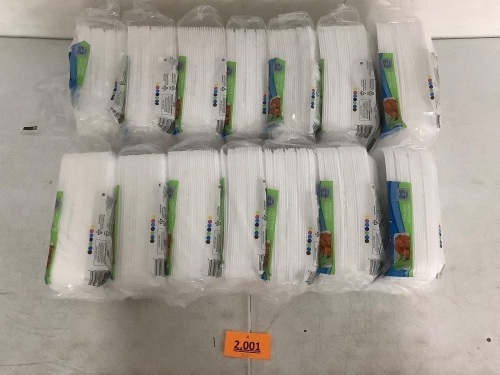 14 Count Box of Trueliving Foam Trays 25pc - Lot 2001