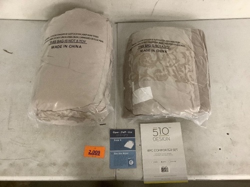 510 Design 8pc Comforter Set - Lot 2009